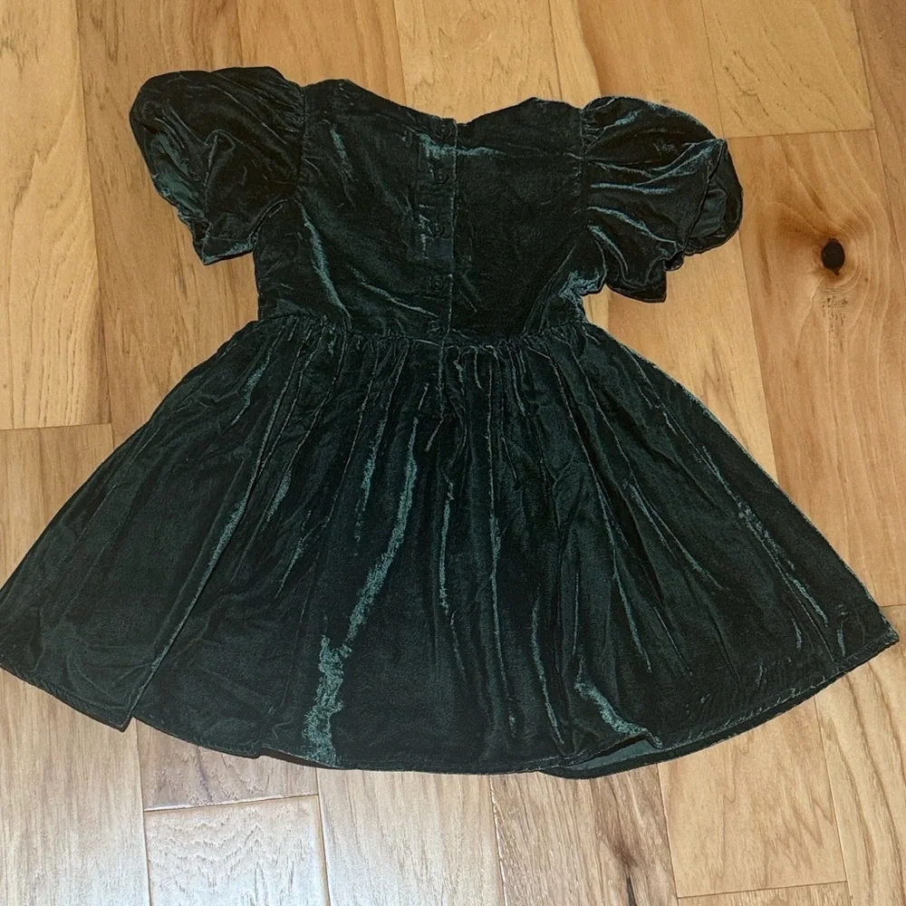 Janie and Jack Bow Velvet Dress